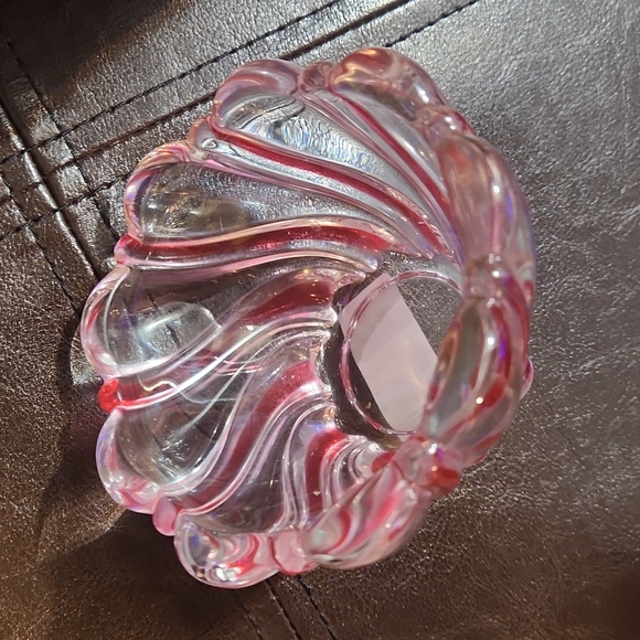 NEW Candle Holder ,Home Beautiful Candy Cane Swirl Pattern - Picture 6 of 12